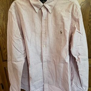 EUC Ralph Lauren Pinstriped Shirt